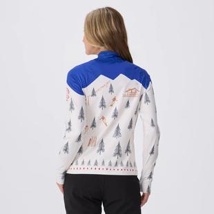 Krimson Klover Women's Vintage Car 1/4 Zip Top Alternate View
